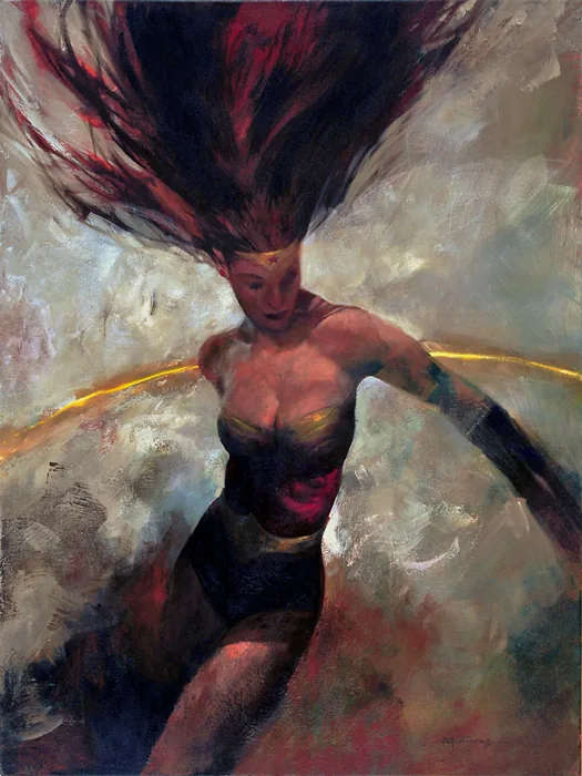 Diana — painting by Christopher Moeller, © Christopher Moeller