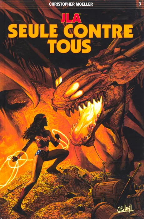 JLA: A League of One — French edition — painting by Christopher Moeller, © DC Comics