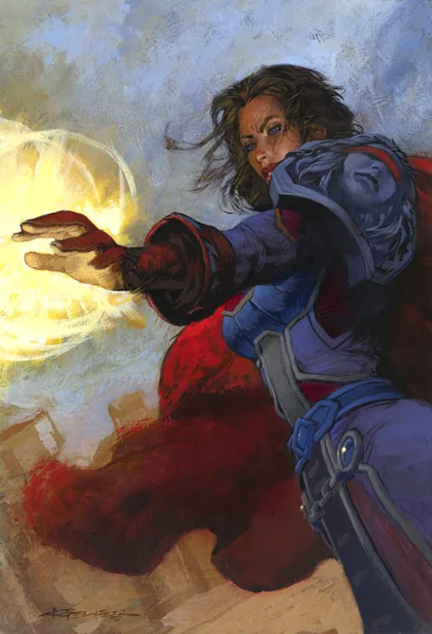 Kalatine Carmichael — painting by Christopher Moeller, © Blizzard Entertainment